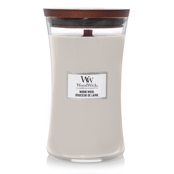 Woodwick Warm Wool Large Candle